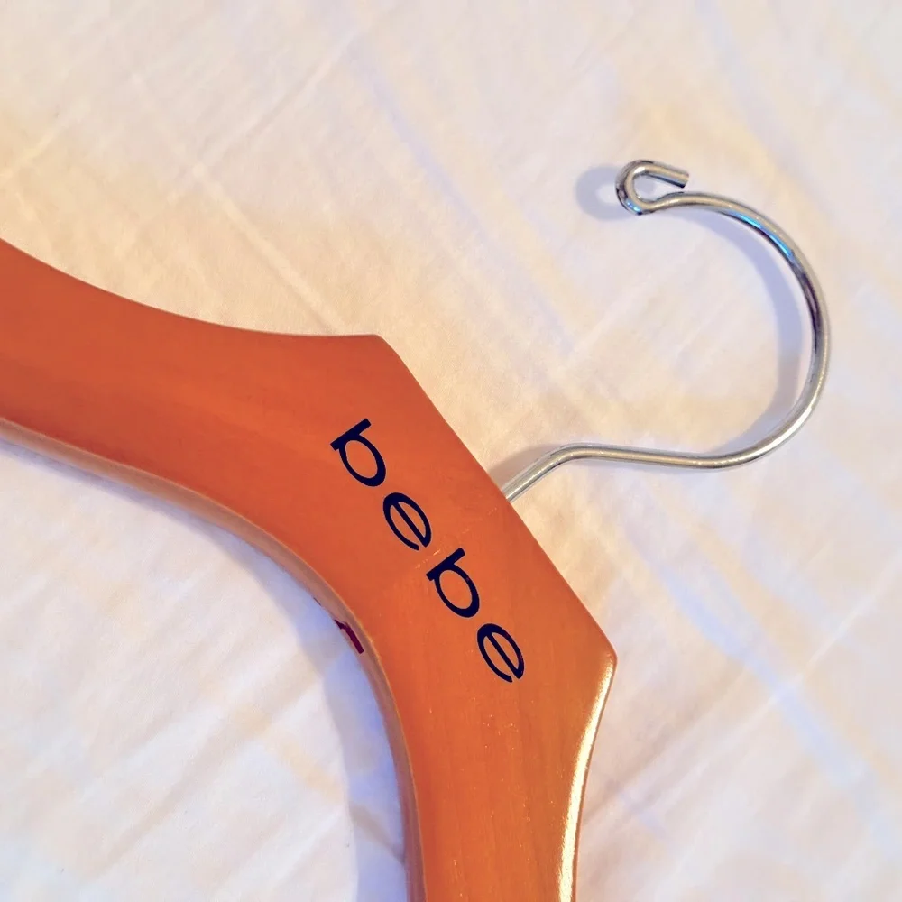 BEBE Vintage Wooden Hanger